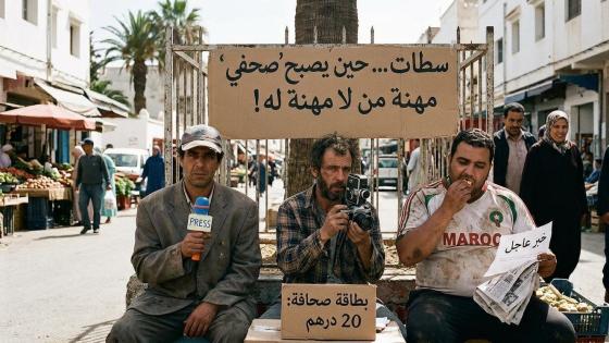 سطات… حين يصبح “صحفي” مهنة من لا مهنة له!